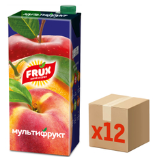 Напиток сокосодержащий Frux мультифруктовый, 1л x 12 шт