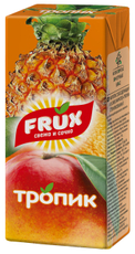 Напиток сокосодержащий Frux тропик, 200мл x 27 шт