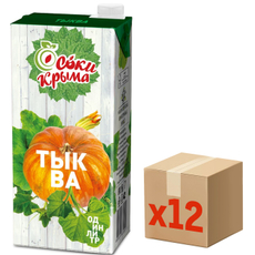 Нектар Соки Крыма тыквенный, 1л x 12 шт