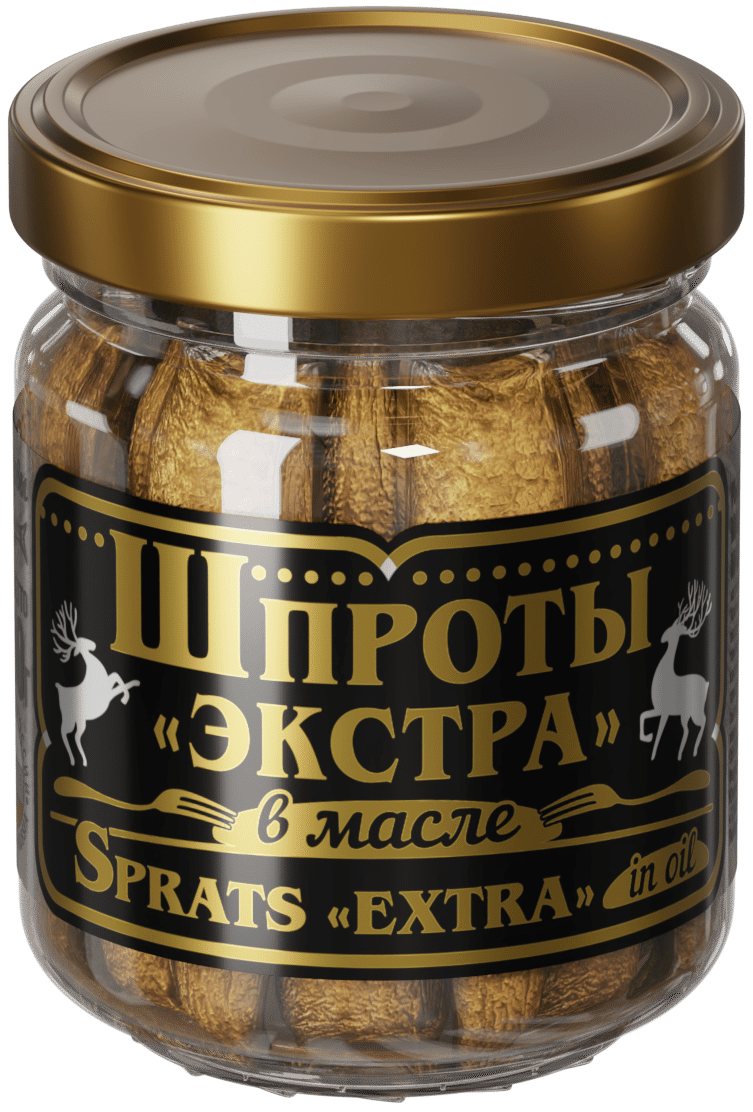 Шпроты Вкусные консервы Экстра в масле, 100г