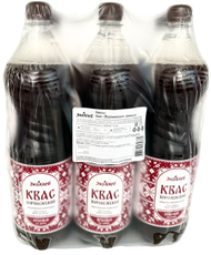 Квас Экохлеб Воронежский красный, 1.4л x 6 шт