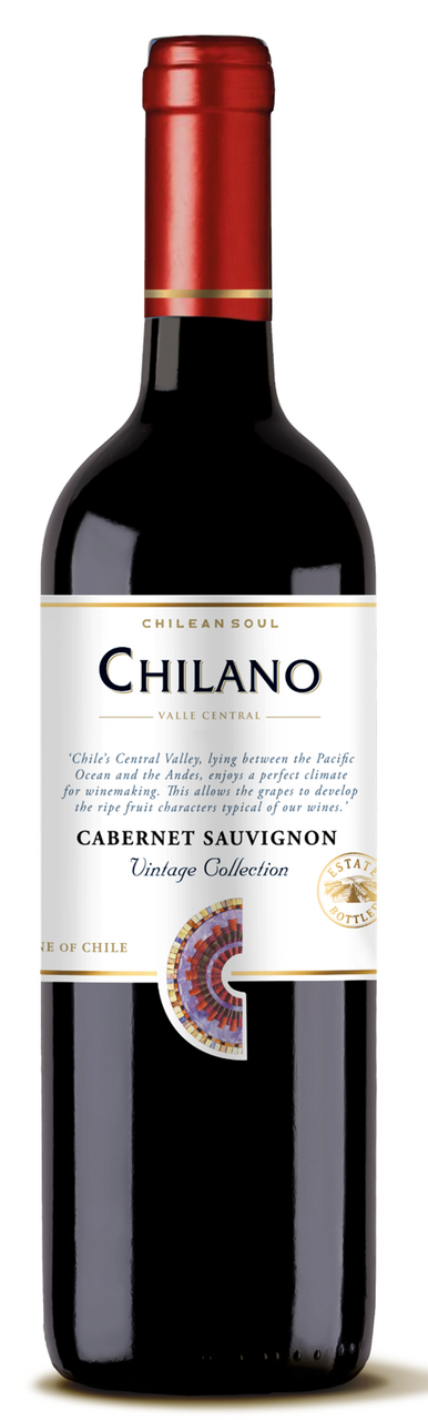 Вино Chilano Каберне Совиньон красное сухое, 0.75л