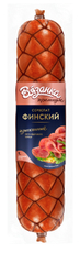 Колбаса Вязанка Сервелат финский премиум варено-копченая, ~700г