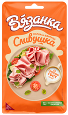Колбаса Вязанка Сливушка вареная нарезка, 110г