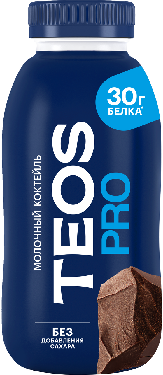 Коктейль молочный Teos Про молочный шоколад, 330г