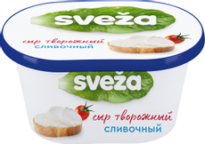 Сыр творожный Sveza сливочный 60%, 350г