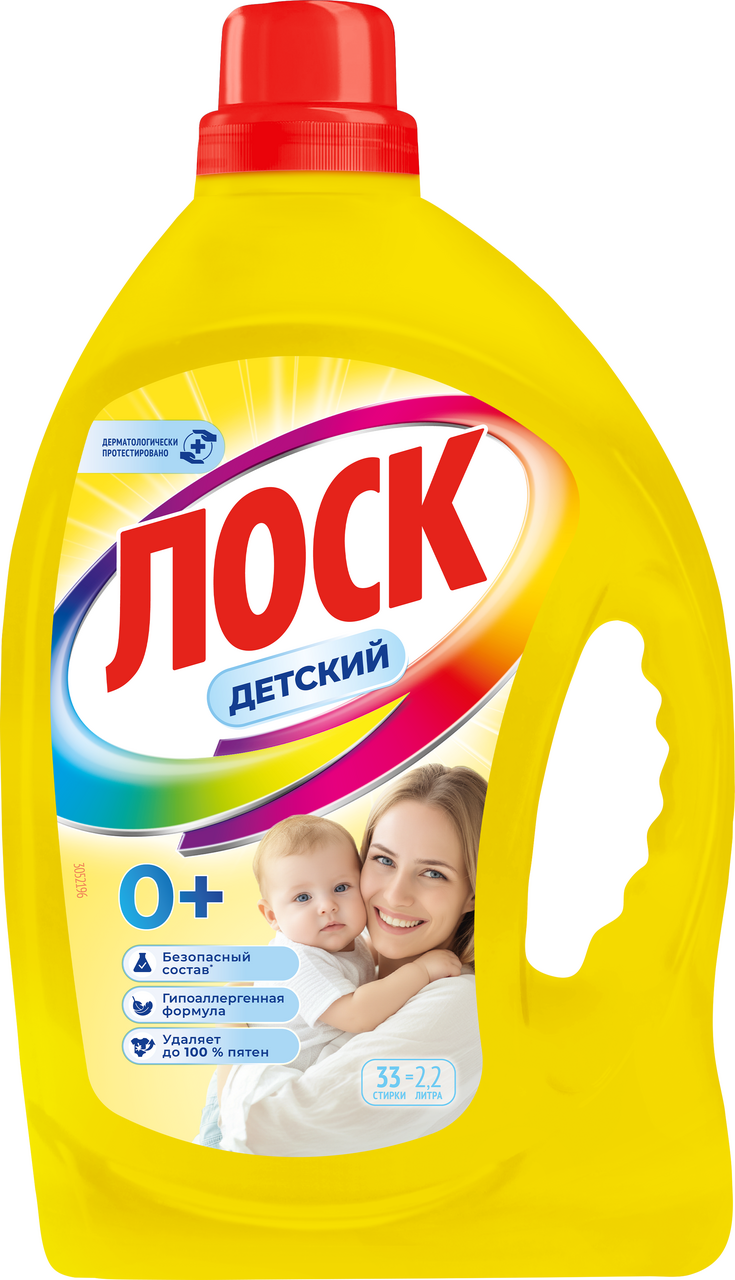 Гель для стирки Лоск детский 0+, 2.2л