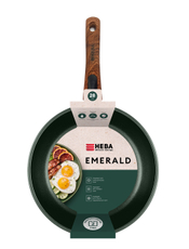 Сковорода индукционная Нева металл посуда Emerald с ручкой, 28см
