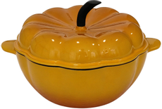 Кастрюля с крышкой Pumpkin чугунная 3.5л, 24см