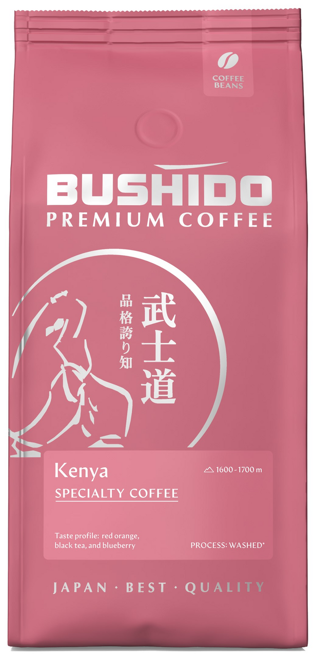 Изображение товара Кофе Bushido Speciality Kenya зерновой, 227г Изображение товара Кофе Bushido Speciality Kenya зерновой, 227г