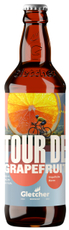 Напиток пивной Gletcher Tour de grapefruit, 0.5л