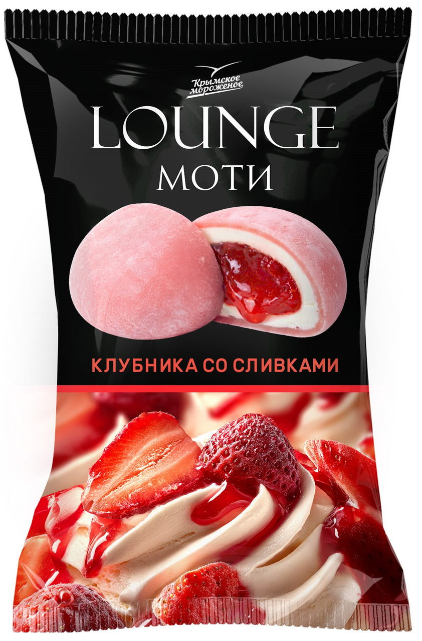 Мороженое моти Крымское Клубника со сливками, 50г