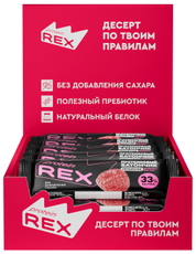 Батончик ProteinRex малина и йогурт без сахара, 50г x 12 шт