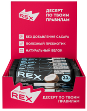 Батончики ProteinRex кокос без сахара, 50г x 12 шт