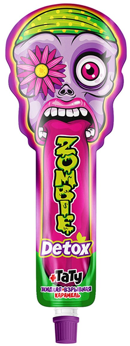 Карамель жидкая Канди клаб Zombie Detox ассорти, 7г