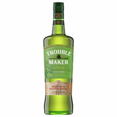 Настойка полусладкая Trouble Maker с виски яблоко, 0.7л