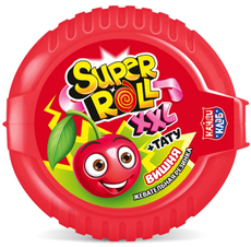 Жевательная резинка Канди клаб Super Roll Tattoo XXL ассорти, 19г