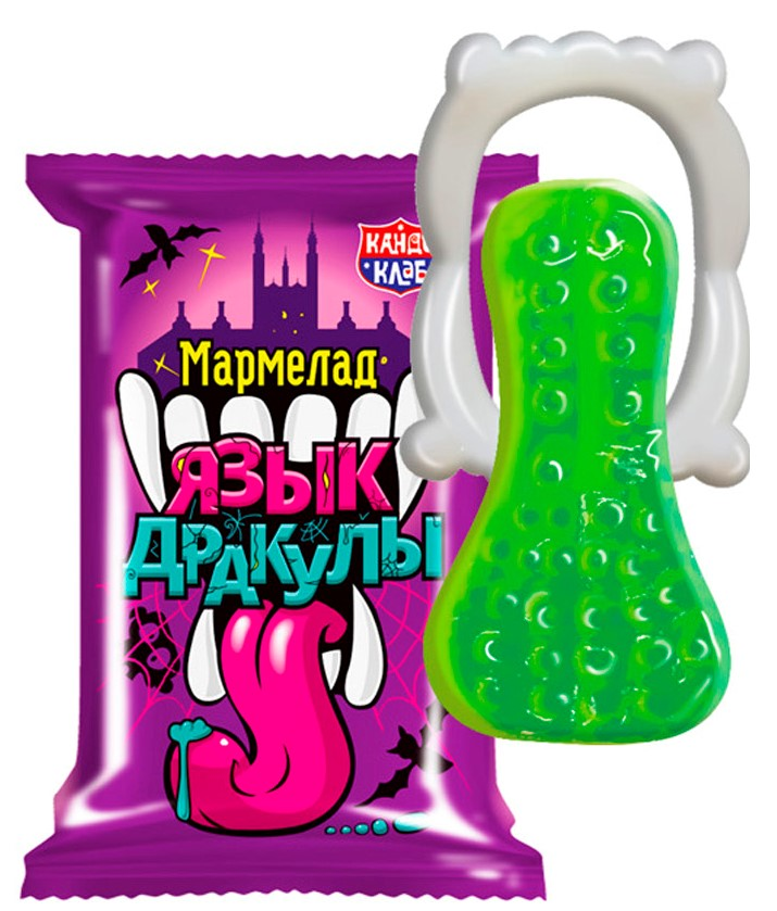 Мармелад жевательный Канди клаб Язык дракулы ассорти, 8г
