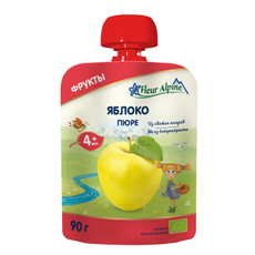 Пюре детское Fleur Alpine яблоко, 90г