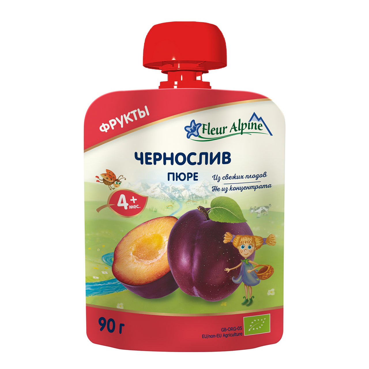 Пюре детское Fleur Alpine чернослив, 90г