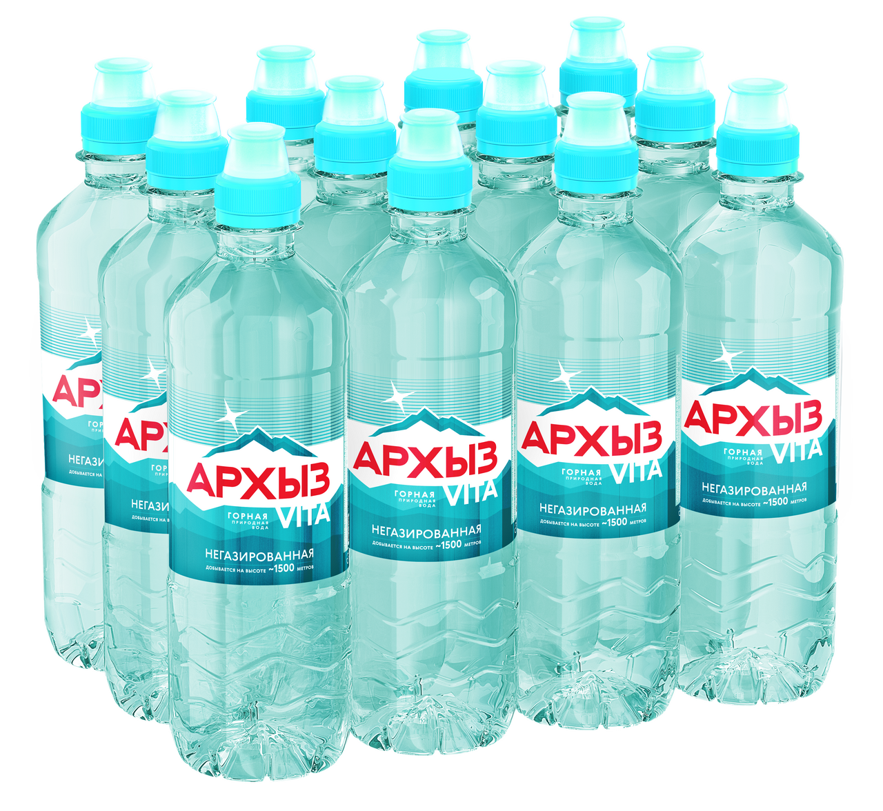 Вода Архыз Vita Минеральная спорт негазированная, 500мл x 20 шт