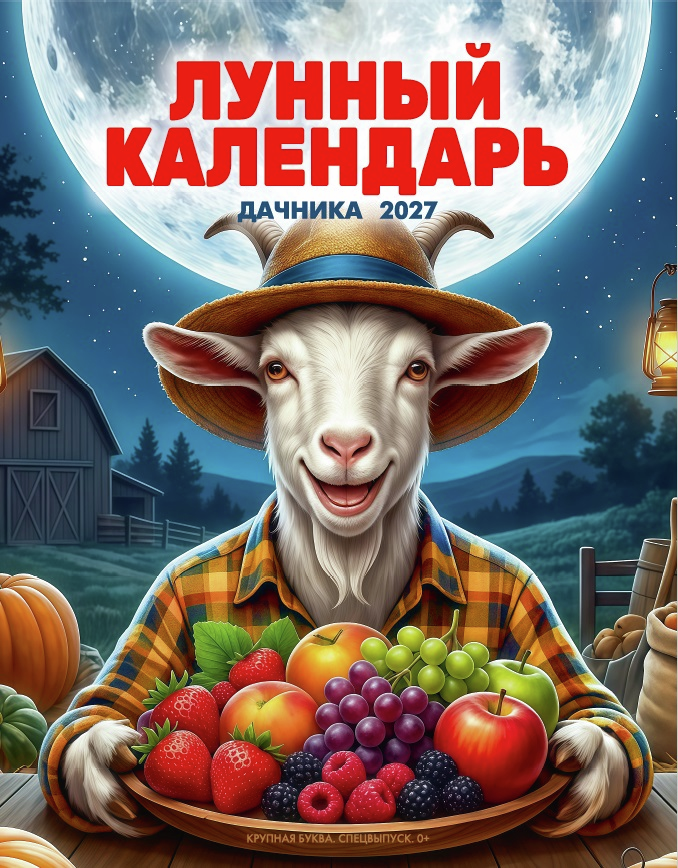 Календарь Кроссмедиа Крупная буква лунный дачника
