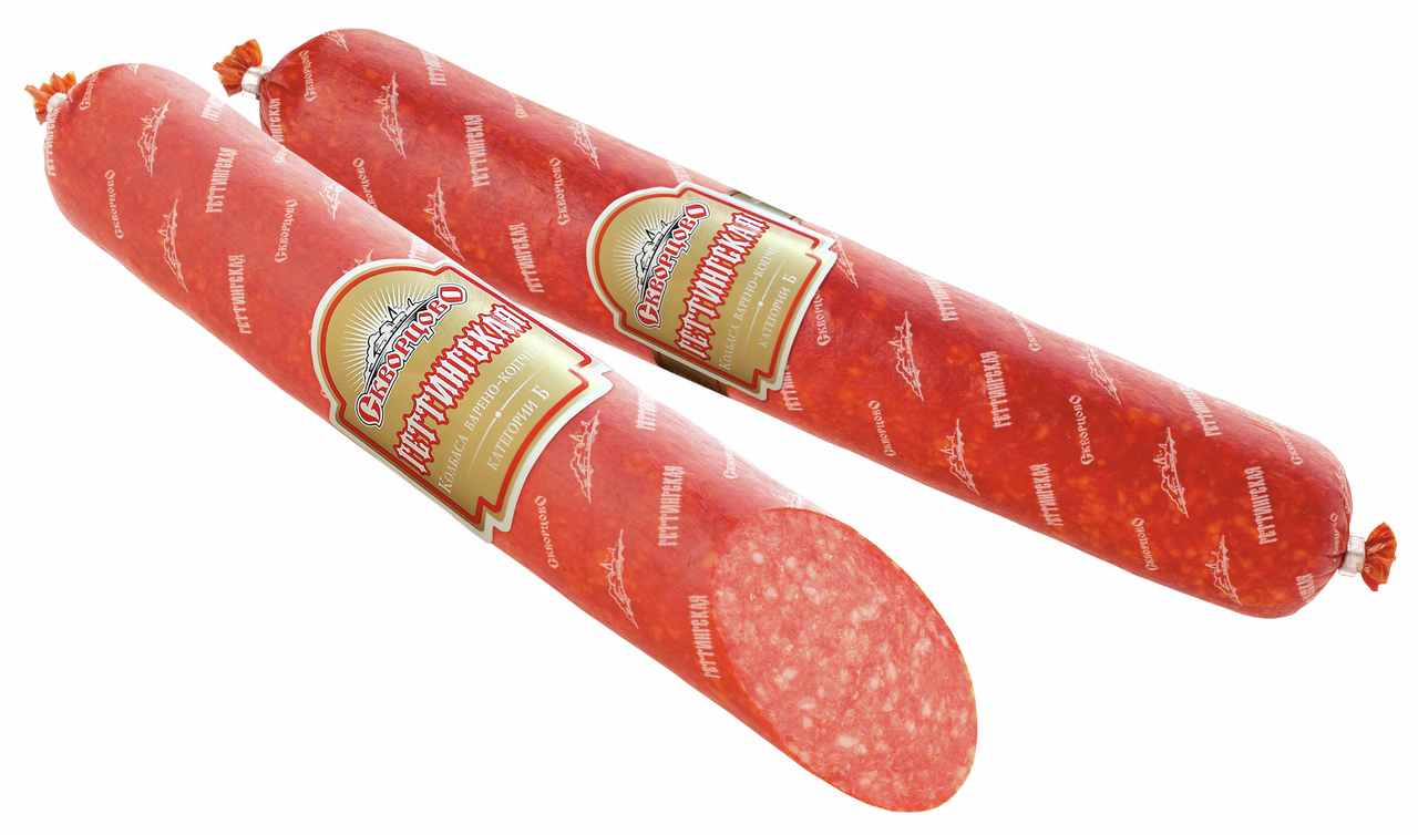 Колбаса Скворцово Геттингская варено-копченая, ~500г
