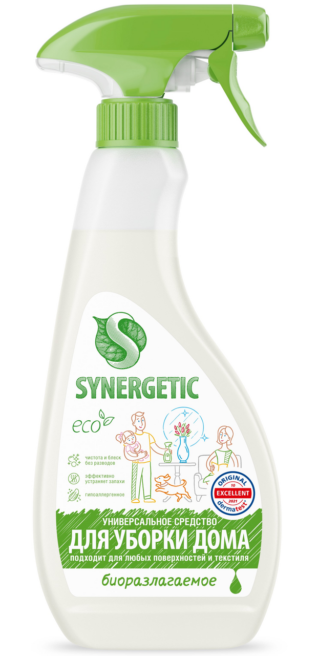 Средство очищающее Synergetic для уборки дома универсальное, 500мл