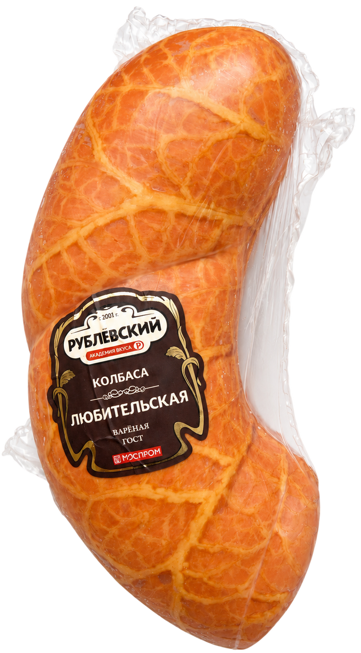 Колбаса Рублевский Любительская вареная, ~1кг