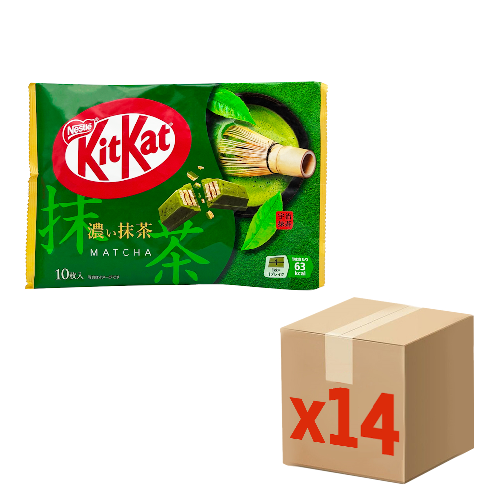 Батончик KitKat мини матча, 113г x 14 шт