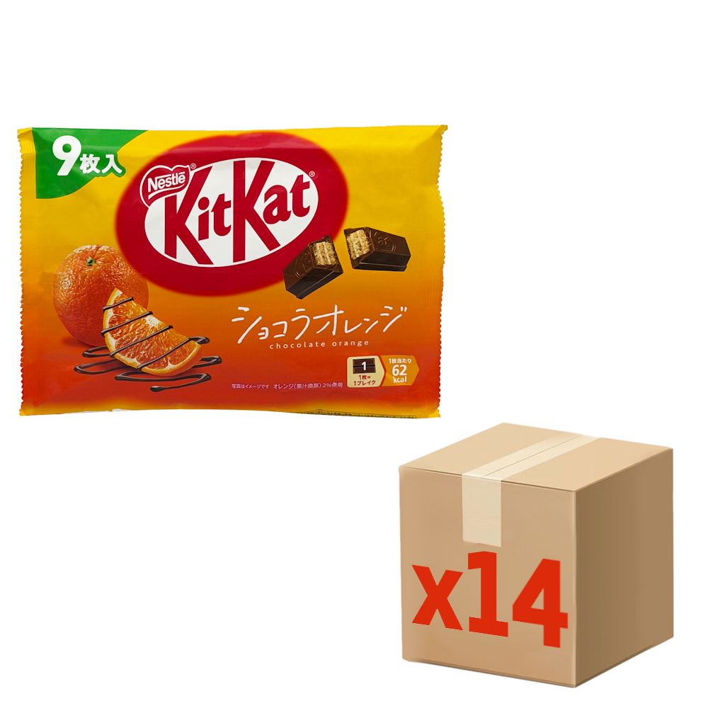 Батончик KitKat мини апельсин, 104.4г x 14 шт