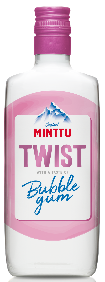 Ликер десертный Minttu Twist Bubble gum десертный мята, 0.5л