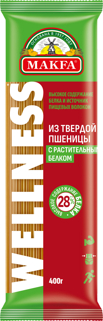Макароны Makfa Спагетти высокобелковые, 400г