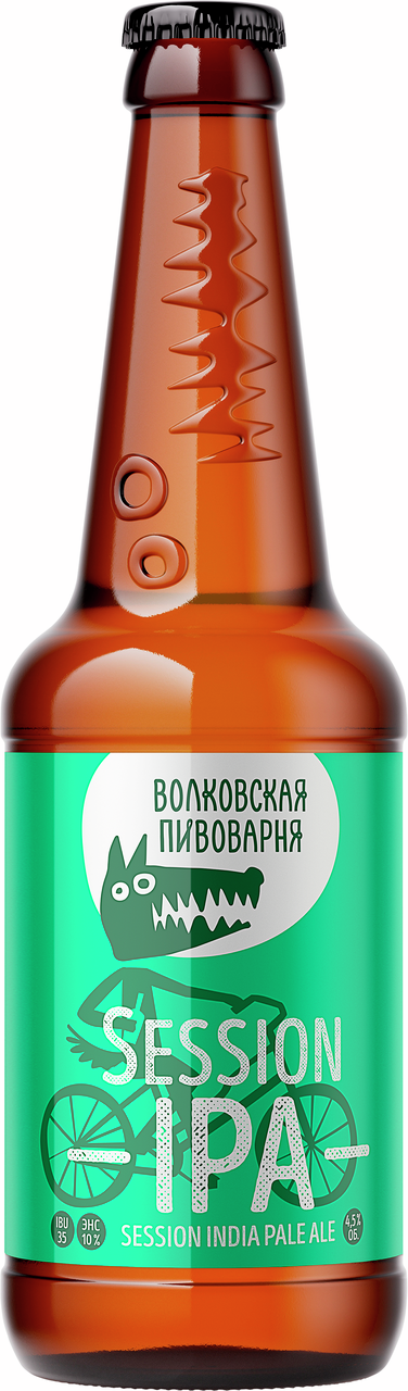 Пиво Волковская пивоварня Session IPA светлое, 0.45л