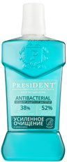 Ополаскиватель для полости рта President Antibacterial, 400мл