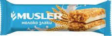Батончик Musler мюсли молоко и злаки, 30г