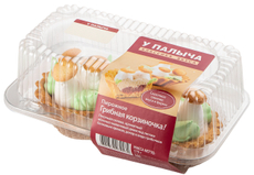 Пирожное У Палыча Корзиночка грибная, 170г