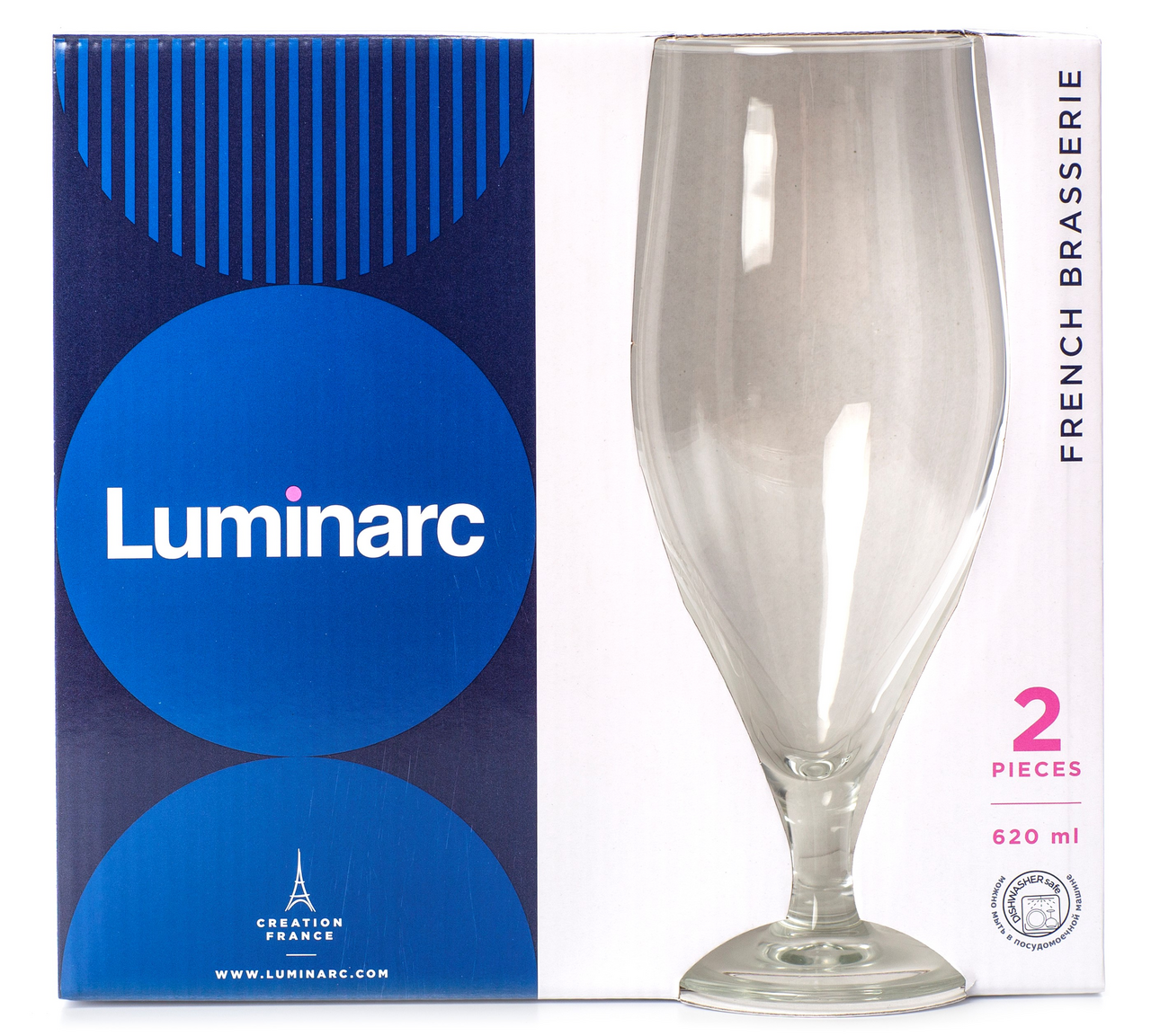Бокал для пива Luminarc Французский ресторанчик 2шт, 620мл