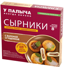 Сырники У Палыча с вареной сгущенкой замороженные, 440г