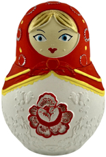 Свеча Kukina Raffinata Матрешка, 12.8см