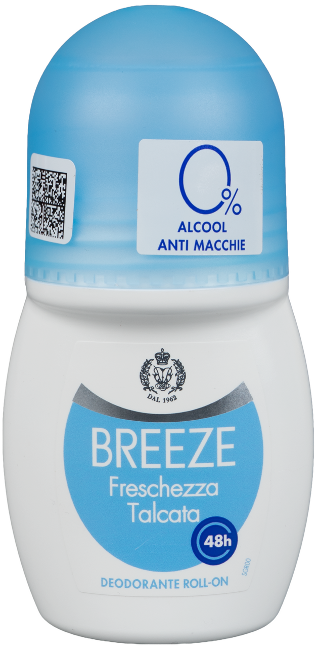 Дезодорант-ролик Breeze Freschezza talcata, 50мл