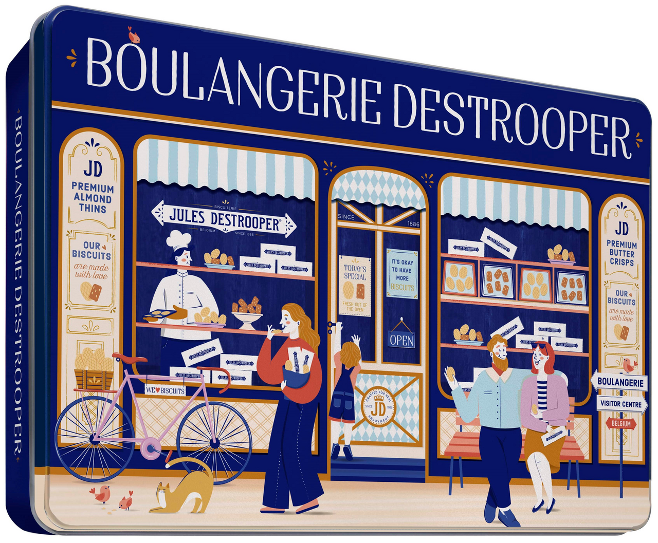 Печенье Jules Destrooper Boulangerie ассорти, 350г
