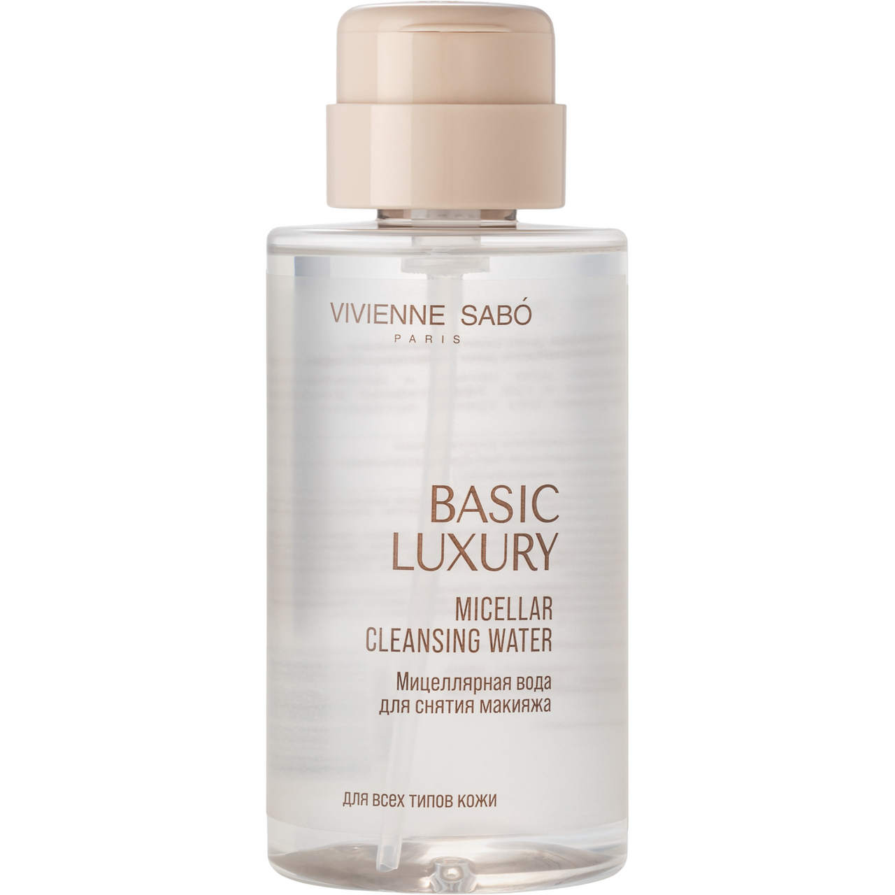 Мицеллярная вода Vivienne Sabo Basic Luxury для снятия макияжа, 440мл