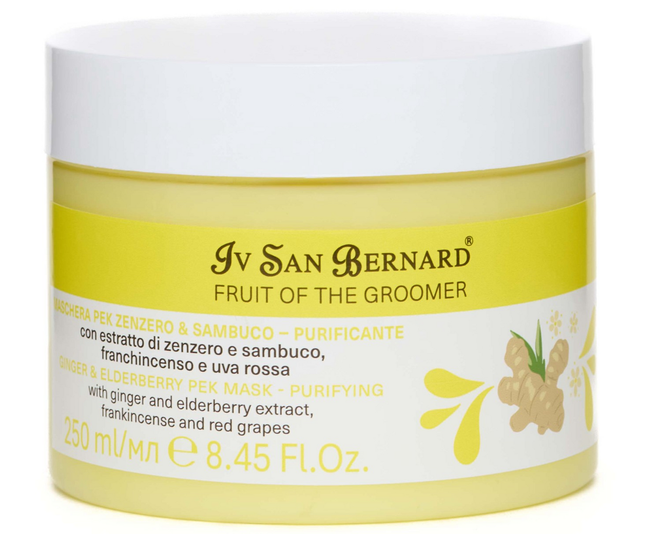 Маска для животных Iv San Bernard Ginger&Elderbery восстанавливающая с противовоспалительным эффектом, 250мл