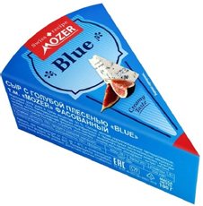 Сыр Mozer Blue с голубой плесенью 50%, 100г