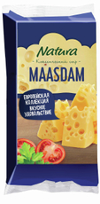 Сыр полутвердый Natura Маасдам 45%, 180г