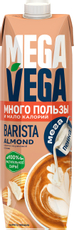 Напиток миндальный Mega Vega Barista на рисовой основе, 1л