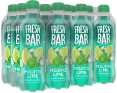 Напиток Fresh Bar Mojito лайм-мята газированный, 480мл х 12 шт