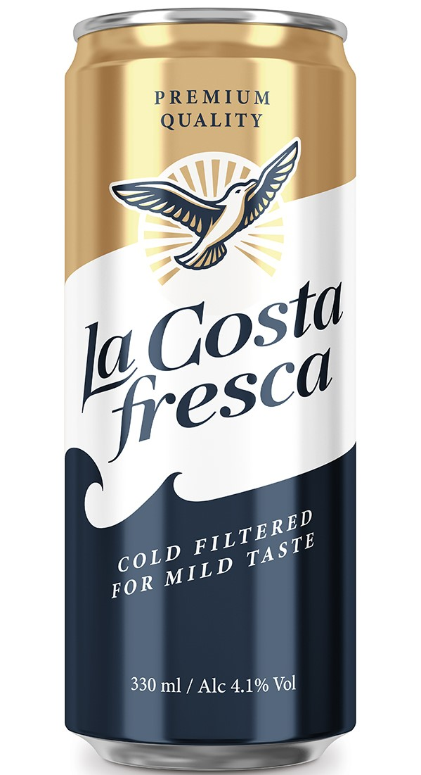 Пиво La Costa Fresca светлое, 0.33л