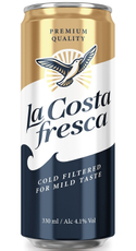 Пиво La Costa Fresca светлое, 0.33л